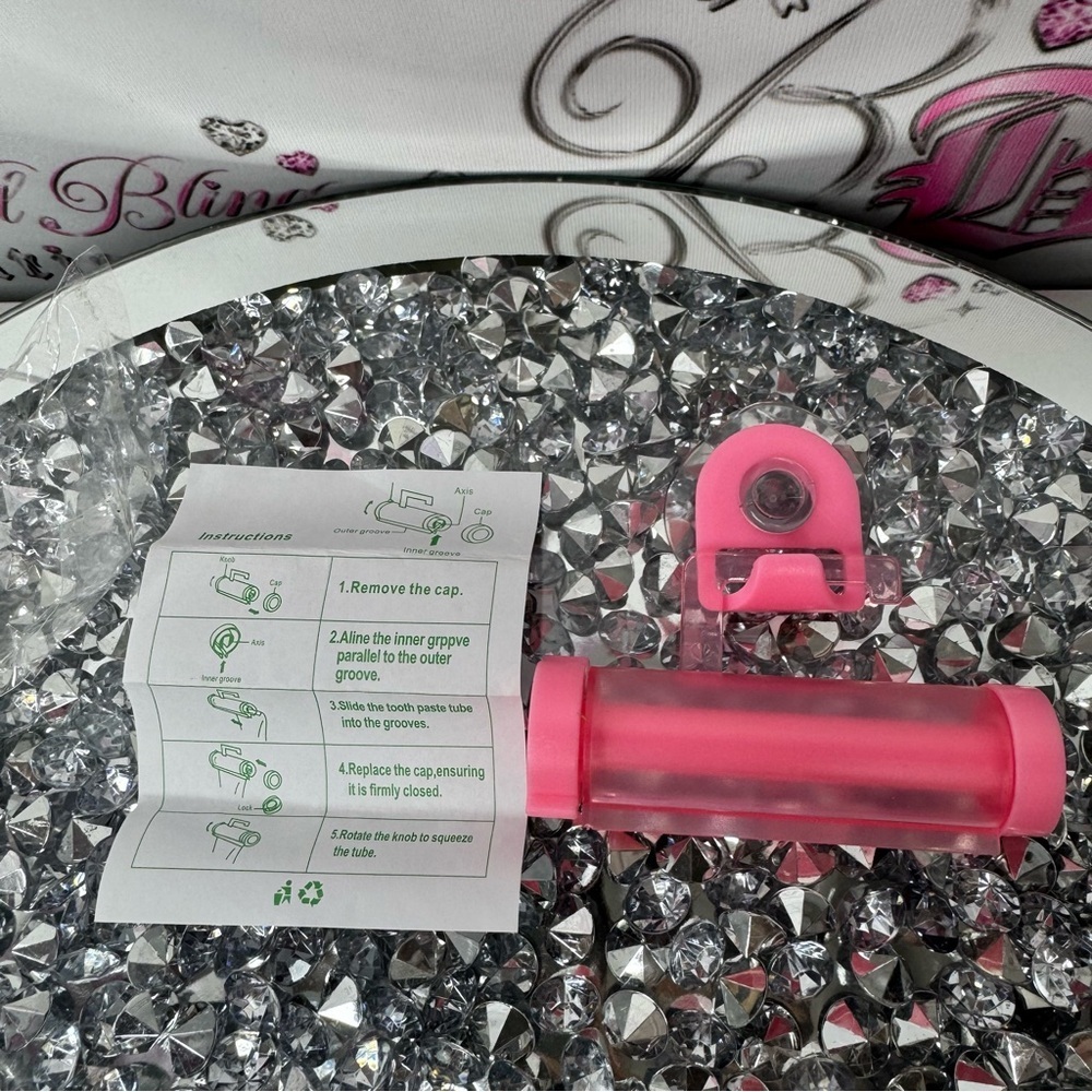 Bottle squeezer & hanging suction use all your product roll inside no waste 🎉